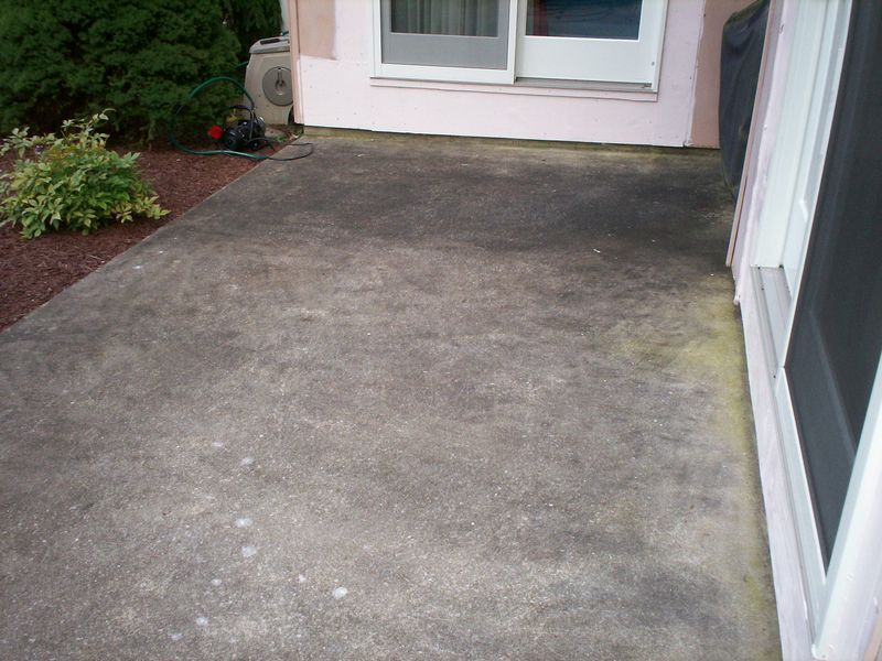 Hagerstown Maryland Concrete Patio Cleaning