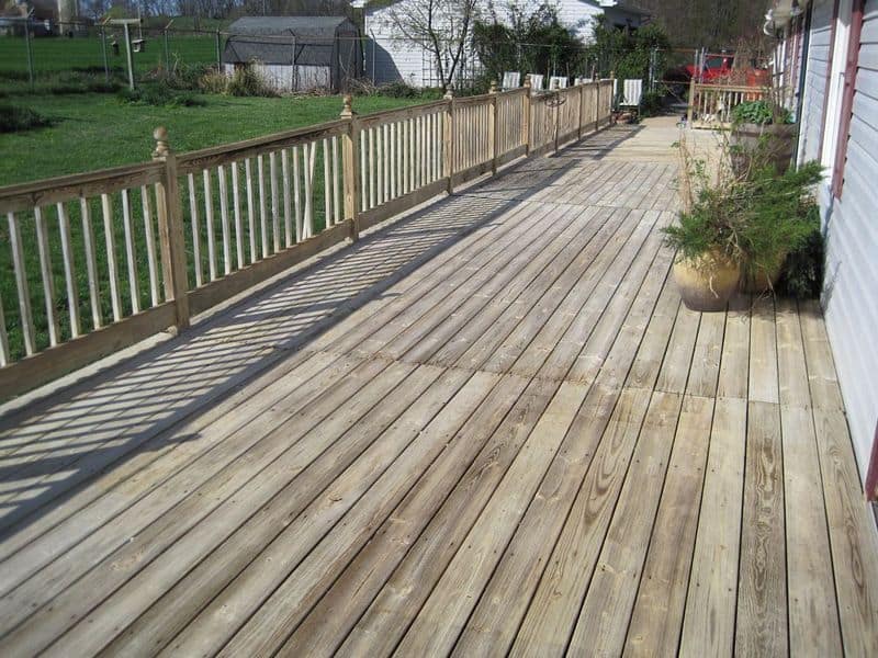 Hagerstown MD Wood Deck Cleaning