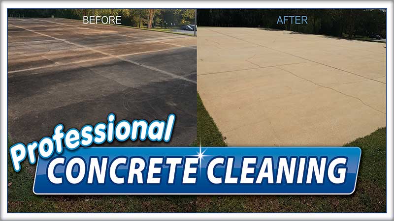 Concrete cleaning by Complete Power Wash in Hagerstown MD