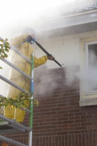 House washing with softwash technique by Complete Power Wash in Hagerstown, MD