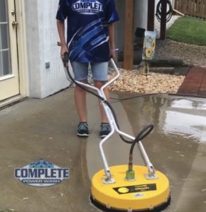 Sidewalk cleaning by Complete Power Wash pressure washing company in Hagerstown, MD