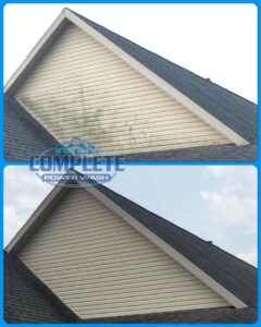 Pressure washing house cleaning by Complete Power Washing in Hagerstown, MD