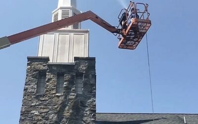 Pressure Washing Church Steeples & Roofs