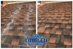 Roof cleaned by Complete Power Wash in Hagerstown, MD