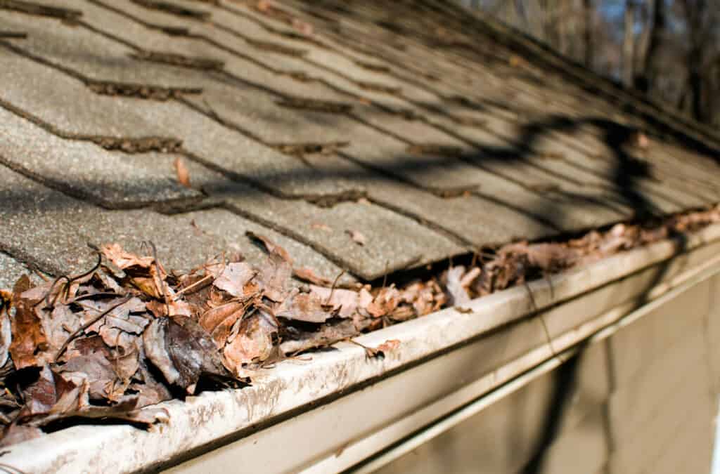 Gutters that need cleaning by Complete Power Wash in Hagerstown, MD