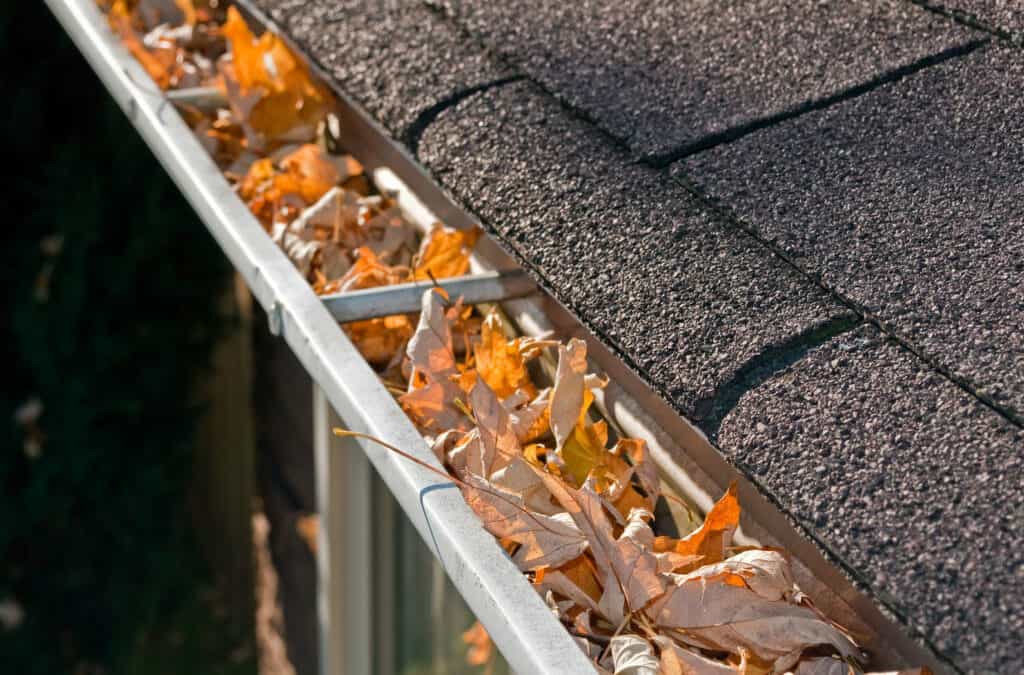 Gutters that need cleaning by Complete Power Wash in Hagerstown, MD