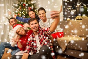 Christmas guests at a holiday party in Hagerstown, MD