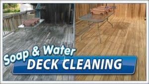 Deck and patio cleaning by Complete Power Wash